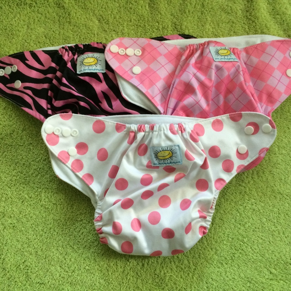 **SOLD** Just Simply Baby Pocket Diapers One Size - Picture 2 of 3